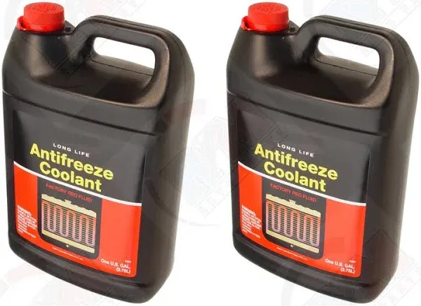 2 Gallons GENUINE Toyota Lexus RED Long Life Atifreeze Coolant 00272-1LLAC-01