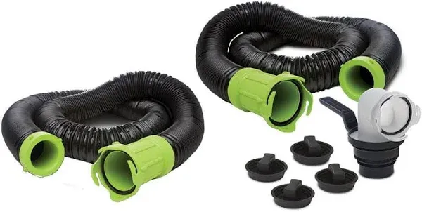 Thetford 17902 RV Trailer Titan Premium Sewer Kit System 20 ft Hose w/ Fittings