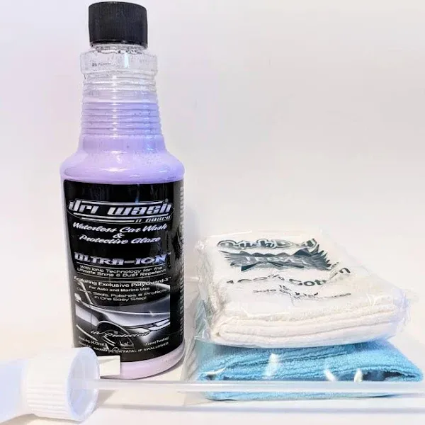 Dri Wash 'n Guard 16oz Ultra-Ion Waterless Car Wash Bundle