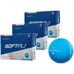 Softfli Matte Golf Balls - Longer Straight Distance - Soft Feel (Blue - 36 Balls