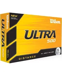 NEW Wilson Ultra 500 Golf Balls 15 (5 X 3 Boxes)