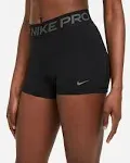 Nike Pro Women's 3" Shorts Black/Grey / XL