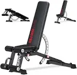 Keppi Bench1000 Pro 1200LB Heavy Duty Adjustable Workout Bench Press Set