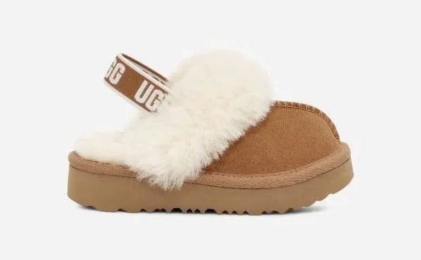 Ugg Kids Funkette Slippers - Chestnut