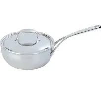 Demeyere Atlantis Stainless Steel Saucier - 3.5 qt - Silver