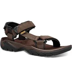 TEVA TERRA FI 5 UNIVERSAL MEN SANDALS LEATHER COFFEE US 8 /UK 7 / EU 41