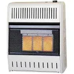 Procom 15,000 BTU Liquid Propane Ventless Infrared Plaque Heater with Base Feet, T-Stat Control