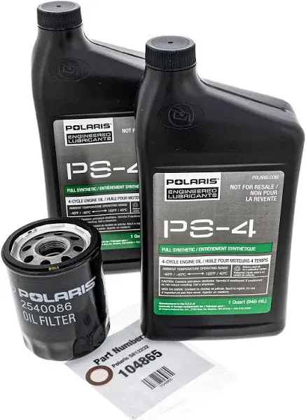 Polaris Full Synthetic Oil Change Kit 2202166