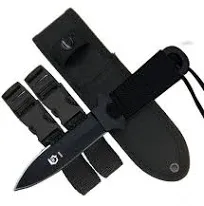 2Pcs Scuba Diving Knife Set with Leg Straps &amp; Sheath, Razor Sharp - Lightweig...