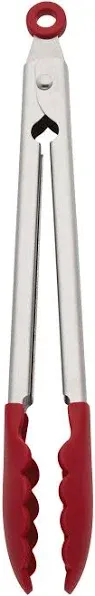 KitchenAid Silicone Stainless Steel Tip Tongs