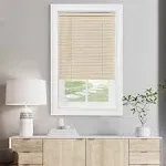 Cordless Light Filtering Mini Blind - 23 Inch Width, 64 Inch Length, 1&#034; Slat ...