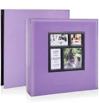 Artmag Photo Picutre Album 4x6 Photos, Extra Large Capacity Leather Cover Wedding Family Photo Albums Holds Horizontal and Vertical 4x6