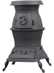 US Stove 1869 Railroad Potbelly Coal Stove