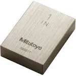 Mitutoyo - 611201-531 Steel Rectangular Gage Block, ASME Grade 0, 1.0" Length