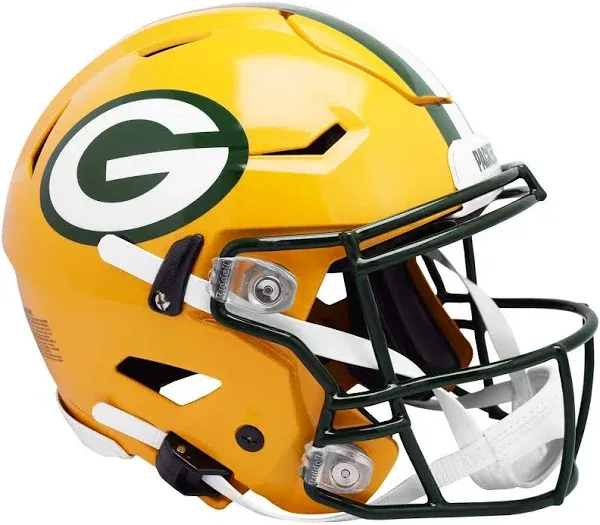 Riddell Green Bay Packers Revolution Speed Flex Authentic Football Helmet