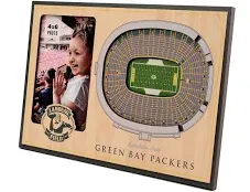 YouTheFan NFL Green Bay Packers 3D StadiumViews Picture Frame