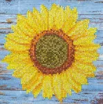 Diamond Art By Leisure Arts Beginner Sunflower Diamond Painting Kit