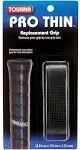 Tourna PRO THIN Replacement Grip - 1.25mm - BLACK - Tennis Badminton