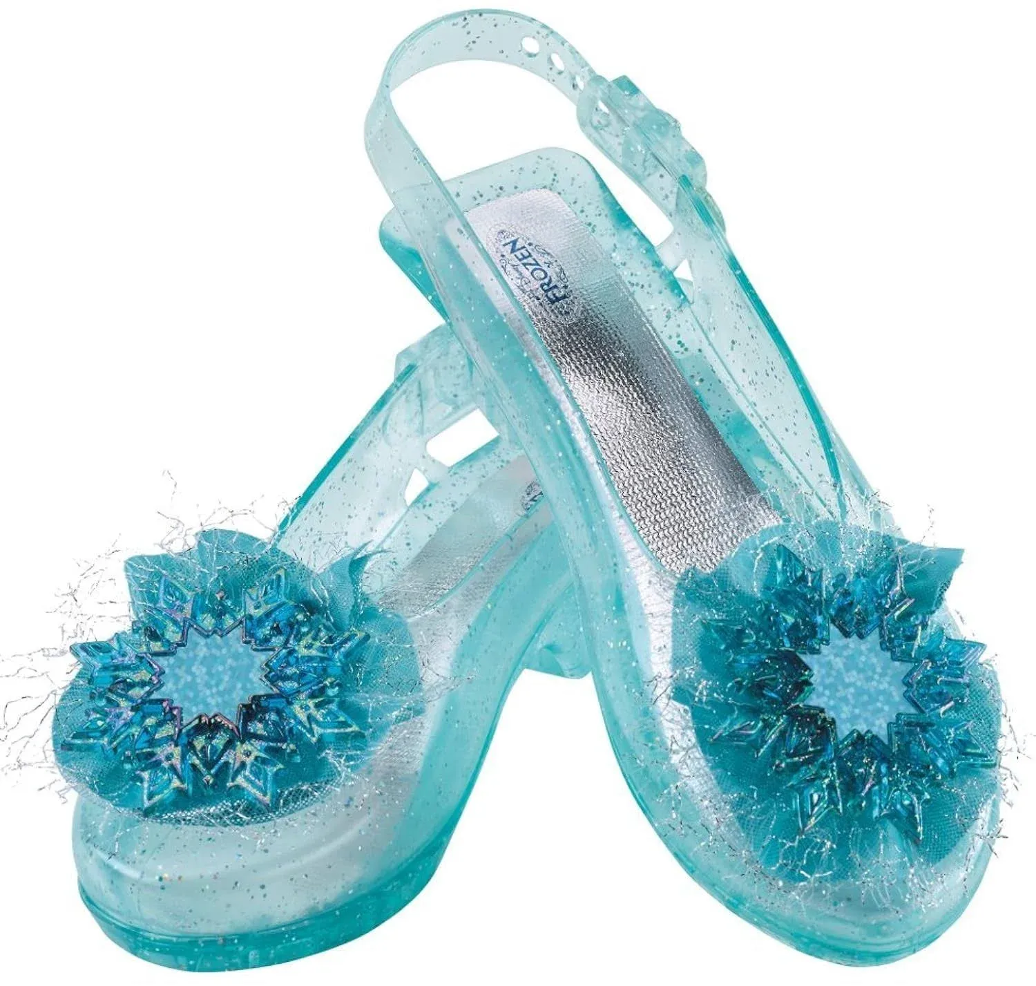 Frozen Elsa Shoes Child Halloween Costume Shoes, Blue, OS