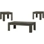 G701686 Occasional Table Sets Contemporary Distressed Grey Three-Piece Set