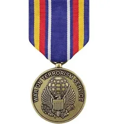 Global War on Terrorism Service Full Size Medal