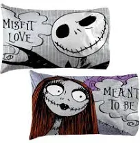 Jay Franco Disney Nightmare Before Christmas Meant To Be Reversible Pillowcase