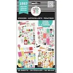 me & my BIG ideas Sticker Value Pack - The Happy Planner Scrapbooking Supplies - Everyday Plans Theme - Multi-Color - Great for Projects, Scrapbooks & Albums - 30 Sheets, 1486 Stickers Total