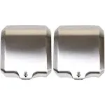 Goetland Stainless Steel Commercial Hand Dryer 1800W Automatic High Speed Heavy Duty Dull Polished Pack of 2 XR74WLV