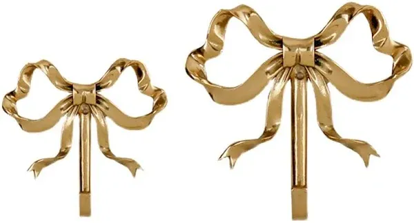 Home Decorative Bow-Knot Brass Wall Hooks