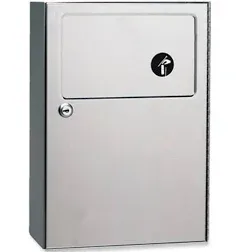 Bobrick B-254 ClassicSeries Surface-Mounted Sanitary Napkin Disposal