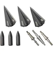 @NEW@ Bear Archery RazorHead Variable Weight System Single Bevel Broadhead