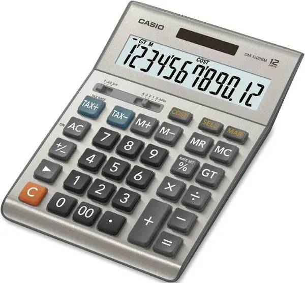 Casio Desktop Calculator DM-1200BM