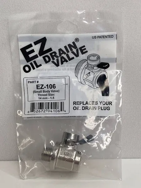 EZ-106 EZ Oil Drain Valve 