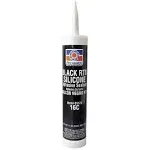 Permatex Adhesive Sealant, Silicone RTV, Black - 12.9 oz