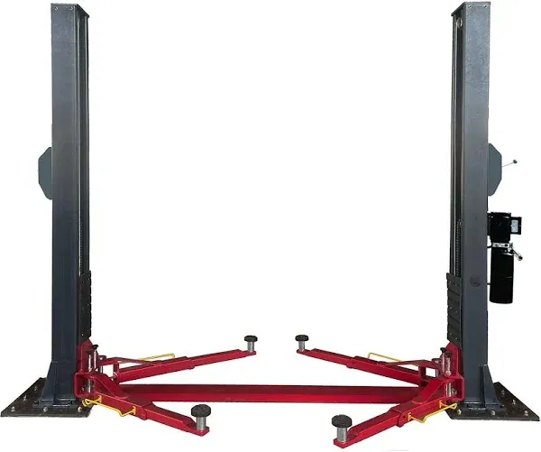 KATOOL 12000 Lbs 4.0HP Two Post Lift Single Lock Release Auto Lift Car Lift 2-Post Lift Truck Hoist