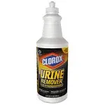 Clorox Urine Remover for Stains and Odors, 32 oz Pull Top Bottle, 6/Carton