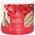 Strawberry Sponge Cake Scented 3 Wick Jar Candle, 14.5oz, Sweet