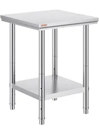 VEVOR 48&#034;x24&#034; Stainless Steel Work Table Commercial Kitchen Work Food Prep Table