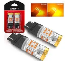 4257 LED Front Turn Signal Light Bulb Canbus 3000K Amber for Ford F250 F350 2021