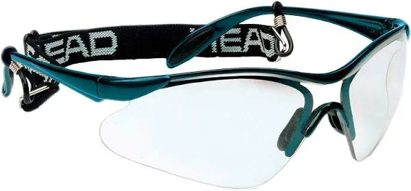 HEAD Racquetball Goggles - Rave Anti Fog & Scratch Resistant Protective Eyewear w/ Adjustable Strap