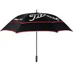 Tour Double Canopy Golf Umbrella Black/Black/Re<wbr/>d, 68