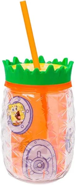 Sponge Bob Square Pants 16oz Pineapple Tumbler New In Box Age 14+