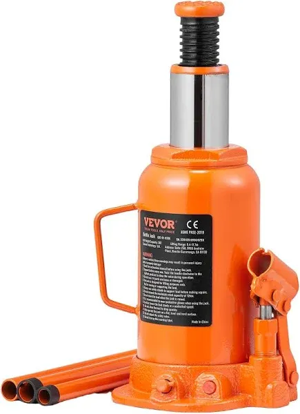 VEVOR Hydraulic Bottle Jack 20 Ton/44092 LBS All Welded Bottle Jack