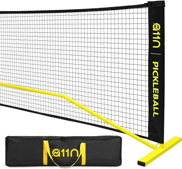 Pickleball Gift 22ft Portable Pickleball Net System Bundle | 5-Min Easy Set Up | Withstand a Good Wind