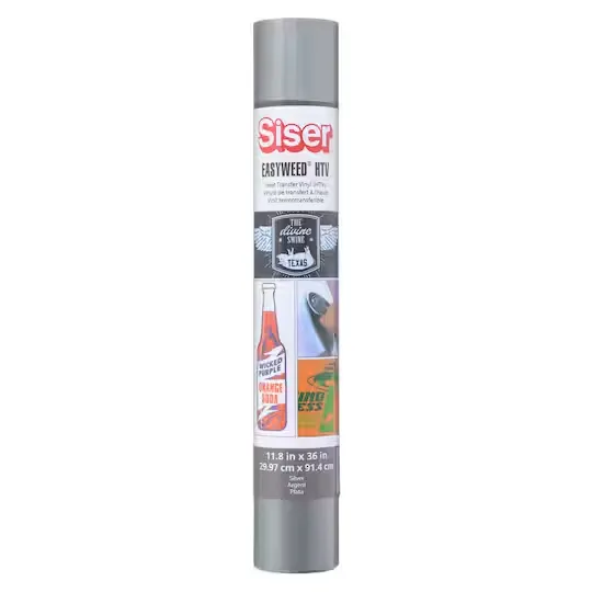 Siser EasyWeed HTV Vinyl 11.8&#034;X36&#034; Roll Black