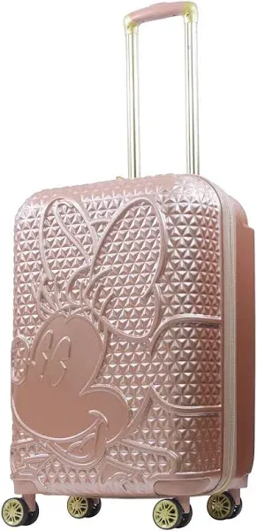 Disney Ful Textured Minnie Mouse Hard Sided Rolling Luggage