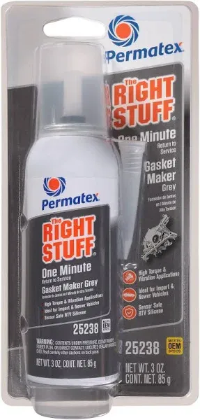 Permatex 25238 The Right Stuff Grey Gasket Maker  3 Oz.  Pack Of 1