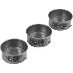 Wilton 4-Inch Mini Springform Pans, 3-Piece Set