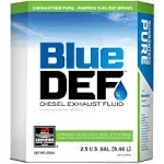 BlueDEF Exhaust Fluid Synthetic &amp; Deionized Water 2.5 Gallon Jug (6 Pa...