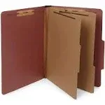 Blue Summit Supplies Legal Size 2-Divider Tab Cut Folders